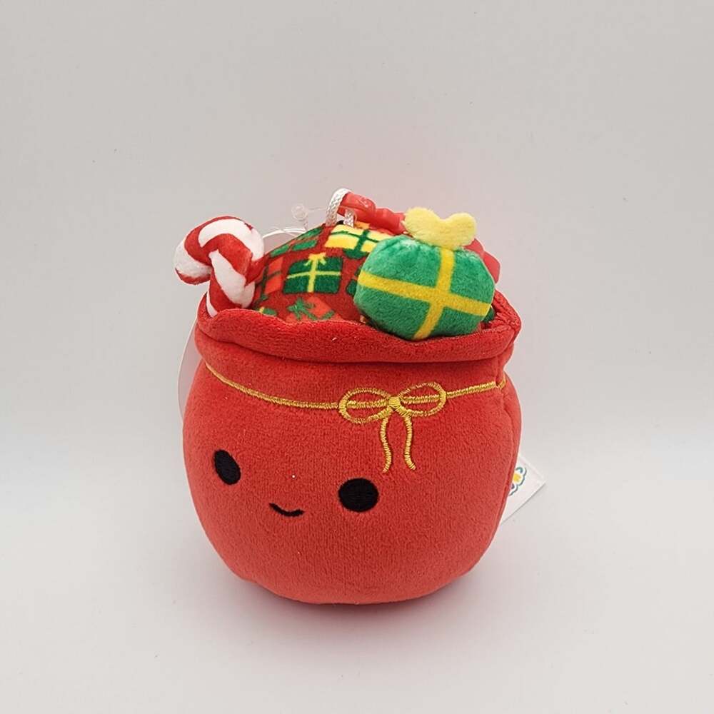 Squishmallows Lowell The Gift Sack Clip Plush 3.5"